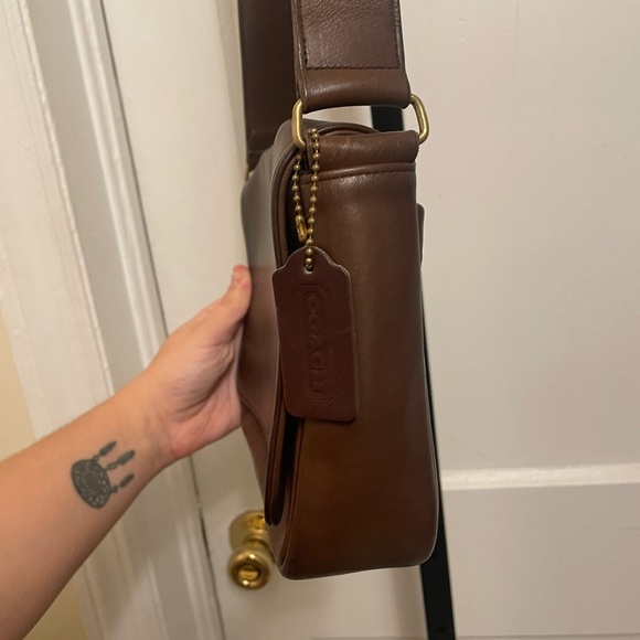 Coach|| Vintage Manhattan Lightweights Bistro Shoulder Bag from 1994, Rare,Brown - Picture 12 of 13